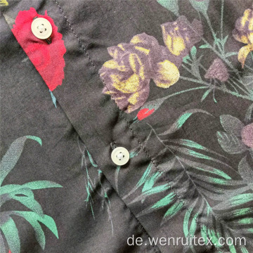 100% Baumwolle Sommer Hawaiian Revers bedruckte Shirts